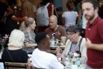 Amsterdam 13 oktober 2018
Maxim Hartman met (een) vriendin op terras in de pijp in Amsterdam.