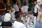 Amsterdam 13 oktober 2018
Maxim Hartman met (een) vriendin op terras in de pijp in Amsterdam.