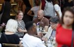 Amsterdam 13 oktober 2018
Maxim Hartman met (een) vriendin op terras in de pijp in Amsterdam.