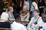 Amsterdam 13 oktober 2018
Maxim Hartman met (een) vriendin op terras in de pijp in Amsterdam.