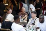 Amsterdam 13 oktober 2018
Maxim Hartman met (een) vriendin op terras in de pijp in Amsterdam.