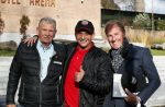 Amsterdam 13 november 2018
Presentatie TAG Heuer horloge van Max Verstappen in Hotel Arena. Robert Doornbos en Rob Kamphues doen de presentatie. Najib Amhali en Willem v d Klis