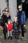 Den Haag 14 oktober 2018
Premiere Woezel en pip in koninklijke schouwburg Den haag. Nikkie Plessen kwam met haar zoon en vriendin Natasha Poly en haar dochter