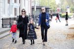 Den Haag 14 oktober 2018
Premiere Woezel en pip in koninklijke schouwburg Den haag. Nikkie Plessen kwam met haar zoon en vriendin Natasha Poly en haar dochter