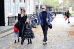 Den Haag 14 oktober 2018
Premiere Woezel en pip in koninklijke schouwburg Den haag. Nikkie Plessen kwam met haar zoon en vriendin Natasha Poly en haar dochter