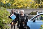 Hoofddorp 11 november 2018
Nelly Frijda met haar dochter bij feest Bram Biesterveld (Pommetje Horlepiep)