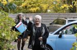 Hoofddorp 11 november 2018
Nelly Frijda met haar dochter bij feest Bram Biesterveld (Pommetje Horlepiep)