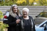 Hoofddorp 11 november 2018
Nelly Frijda met haar dochter bij feest Bram Biesterveld (Pommetje Horlepiep)