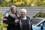 Hoofddorp 11 november 2018
Nelly Frijda met haar dochter bij feest Bram Biesterveld (Pommetje Horlepiep)