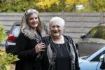 Hoofddorp 11 november 2018
Nelly Frijda met haar dochter bij feest Bram Biesterveld (Pommetje Horlepiep)