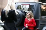 Amsterdam 2 oktober 2018
Nikkie Plessen op haar mercedes jeep.