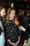 Utrecht 3 oktober 2018
Noortje Herlaar ( zwanger) en haar vriend Barry Atsma bij de nederlandse filmdagen.