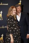 Utrecht 3 oktober 2018
Noortje Herlaar ( zwanger) en haar vriend Barry Atsma bij de nederlandse filmdagen.