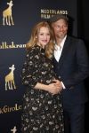 Utrecht 3 oktober 2018
Noortje Herlaar ( zwanger) en haar vriend Barry Atsma bij de nederlandse filmdagen.