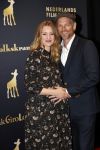 Utrecht 3 oktober 2018
Noortje Herlaar ( zwanger) en haar vriend Barry Atsma bij de nederlandse filmdagen.