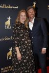 Utrecht 3 oktober 2018
Noortje Herlaar ( zwanger) en haar vriend Barry Atsma bij de nederlandse filmdagen.
