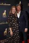 Utrecht 3 oktober 2018
Noortje Herlaar ( zwanger) en haar vriend Barry Atsma bij de nederlandse filmdagen.