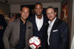 Amsterdam 4 oktober 2018
Gala ten bate van het Kluivert Dog rescue center op Curacao (patrick en Rosanna Kluivert) in het Pescana Hotel. Patrick met Benjamin Nijdam en Danny Landzaat