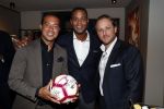 Amsterdam 4 oktober 2018
Gala ten bate van het Kluivert Dog rescue center op Curacao (patrick en Rosanna Kluivert) in het Pescana Hotel. Patrick met Benjamin Nijdam en Danny Landzaat