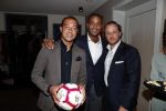 Amsterdam 4 oktober 2018
Gala ten bate van het Kluivert Dog rescue center op Curacao (patrick en Rosanna Kluivert) in het Pescana Hotel. Patrick met Benjamin Nijdam en Danny Landzaat