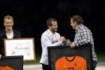 Amsterdam 13 oktober 2018
Nederland - Duitsland in de Johan Cruijff arens . eindstand 3-0
Na de Wedstrijd werden Dirk Kuyt en Rafael v d Vaart  gehuldigd. Dirk had zijn vrouw Gertrude en kinderen meegenomen. Rafael had zijn vriendin Estavan Polman en zijn kinderen Damian en Jesslynn meegenomen . Ook zijn ouders en schoonouders waren erbij.