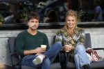 Amsterdam 3 oktober 2018
Rick Brandsteder met zijn vriendin Roosje Kuizenga op terras.