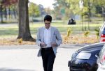 Wageningen 13 oktober 2018
Rob Jetten op weg naar bijeenkomst D66