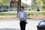 Wageningen 13 oktober 2018
Rob Jetten op weg naar bijeenkomst D66