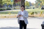 Wageningen 13 oktober 2018
Rob Jetten op weg naar bijeenkomst D66