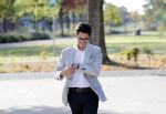 Wageningen 13 oktober 2018
Rob Jetten op weg naar bijeenkomst D66