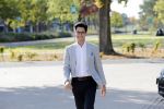 Wageningen 13 oktober 2018
Rob Jetten op weg naar bijeenkomst D66