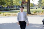 Wageningen 13 oktober 2018
Rob Jetten op weg naar bijeenkomst D66