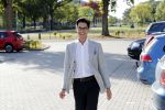 Wageningen 13 oktober 2018
Rob Jetten op weg naar bijeenkomst D66