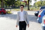 Wageningen 13 oktober 2018
Rob Jetten op weg naar bijeenkomst D66