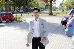 Wageningen 13 oktober 2018
Rob Jetten op weg naar bijeenkomst D66