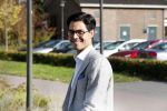 Wageningen 13 oktober 2018
Rob Jetten op weg naar bijeenkomst D66