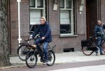 Amsterdam 23 oktober 2018
Robert Kranenborg op zijn electrische fiets.