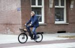 Amsterdam 23 oktober 2018
Robert Kranenborg op zijn electrische fiets.