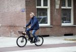 Amsterdam 23 oktober 2018
Robert Kranenborg op zijn electrische fiets.