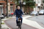 Amsterdam 23 oktober 2018
Robert Kranenborg op zijn electrische fiets.