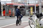Amsterdam 23 oktober 2018
Robert Kranenborg op zijn electrische fiets.
