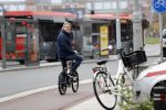 Amsterdam 23 oktober 2018
Robert Kranenborg op zijn electrische fiets.