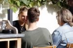 Amsterdam 17 oktober 2018
Romee Strijd en haar man Laurens v leeuwen op terras in amsterdam en bij hun appartement dat ze afgelopen zomer gekocht hebben.