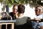 Amsterdam 17 oktober 2018
Romee Strijd en haar man Laurens v leeuwen op terras in amsterdam en bij hun appartement dat ze afgelopen zomer gekocht hebben.