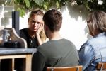 Amsterdam 17 oktober 2018
Romee Strijd en haar man Laurens v leeuwen op terras in amsterdam en bij hun appartement dat ze afgelopen zomer gekocht hebben.