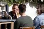 Amsterdam 17 oktober 2018
Romee Strijd en haar man Laurens v leeuwen op terras in amsterdam en bij hun appartement dat ze afgelopen zomer gekocht hebben.