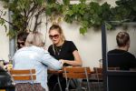 Amsterdam 17 oktober 2018
Romee Strijd en haar man Laurens v leeuwen op terras in amsterdam en bij hun appartement dat ze afgelopen zomer gekocht hebben.