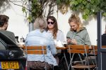 Amsterdam 17 oktober 2018
Romee Strijd en haar man Laurens v leeuwen op terras in amsterdam en bij hun appartement dat ze afgelopen zomer gekocht hebben.