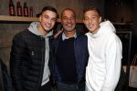 Amsterdam 8 oktober 2018
Presentatie jassenlijn Duno bij 1 op de cornelis schuytstraat. Ruud Gullit bkrijgt eerste jas. Maxim Joelle Gullit en Nigel ( zoon Karin de Rooij)