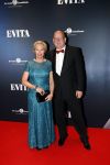 Amsterdam 22 augustus 2018
Premiere Evita in carre. Ruud de Graaf en partner Margreet Duin